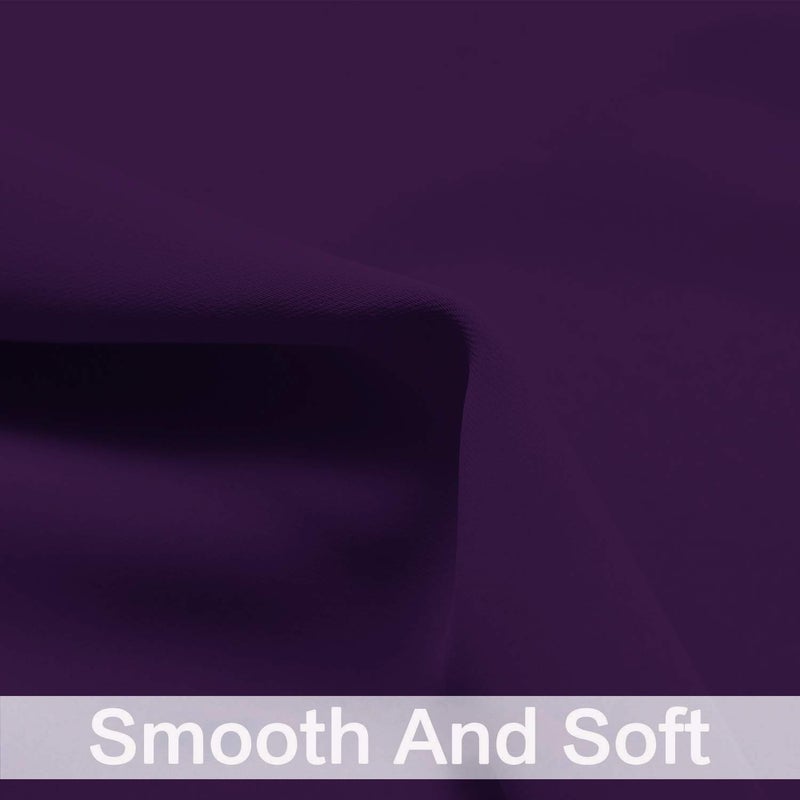 Yakamok Blackout Curtains for Bedroom,Thermal Insulated Blackout Grommet Top Drapes for Living Room,Purple,38x84 Inch, 2 Panels - Image 4
